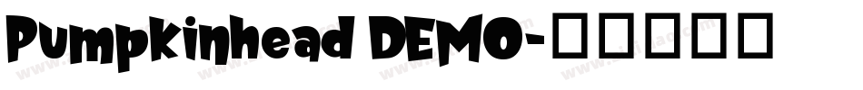 Pumpkinhead DEMO字体转换
